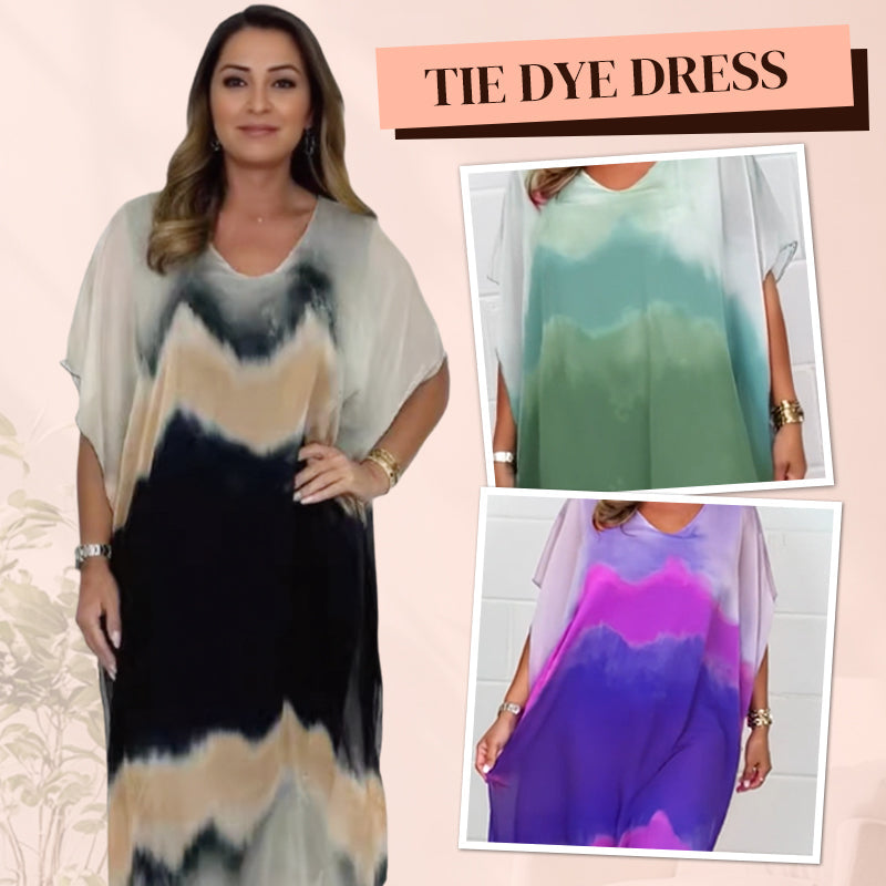 Aurelle™ | Dip-Dye Flow Midi Dress