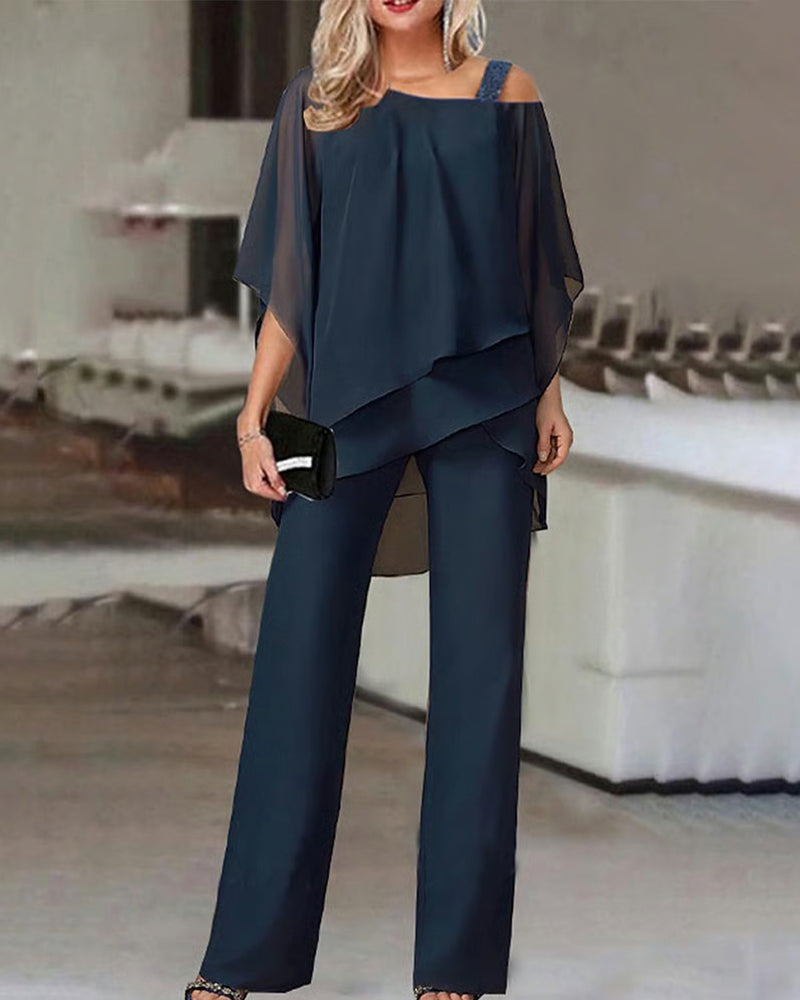 Tweedélia Luxe Off-Shoulder Set”