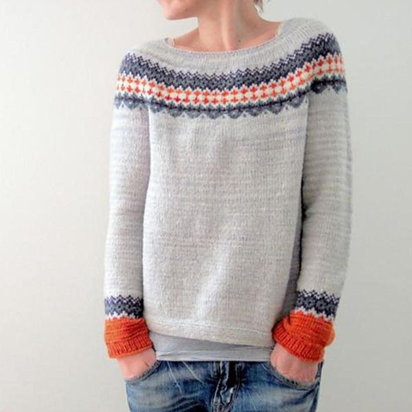 Julia™ - Cozy Retro Knit Jumper
