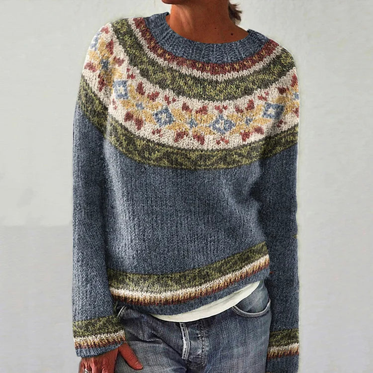 Sue™ - Cozy Retro Knit Jumper