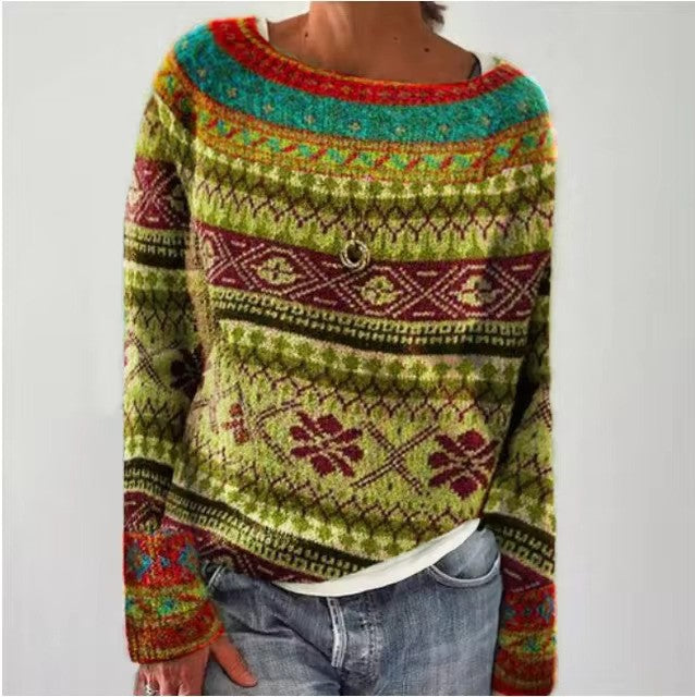 Rebecca™ - Cozy Retro Knit Jumper