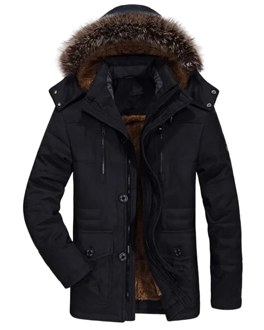 Winter Cotton Hooded Jacket
