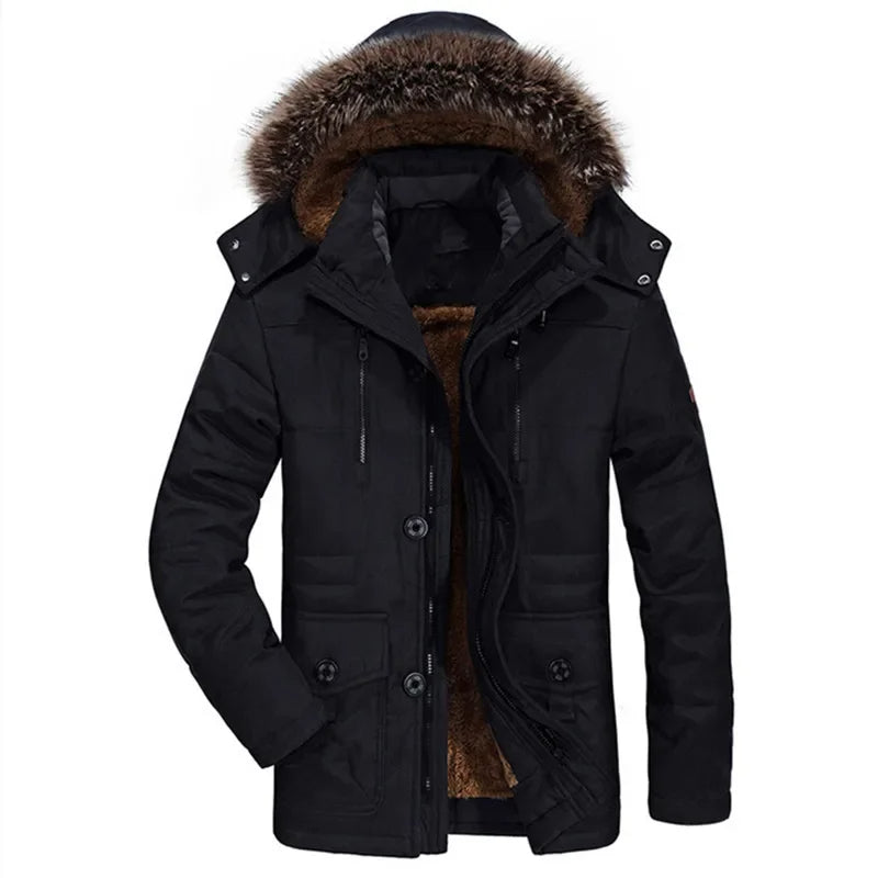 Winter Cotton Hooded Jacket