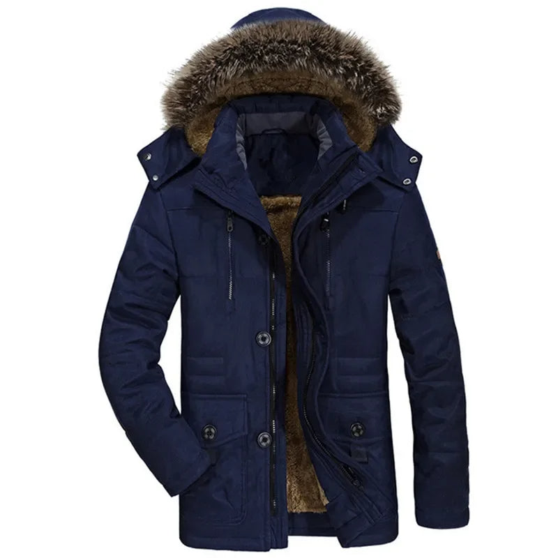 Winter Cotton Hooded Jacket