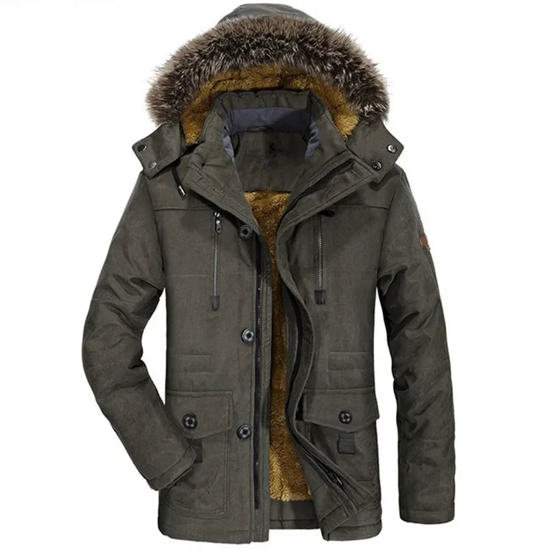 Winter Cotton Hooded Jacket