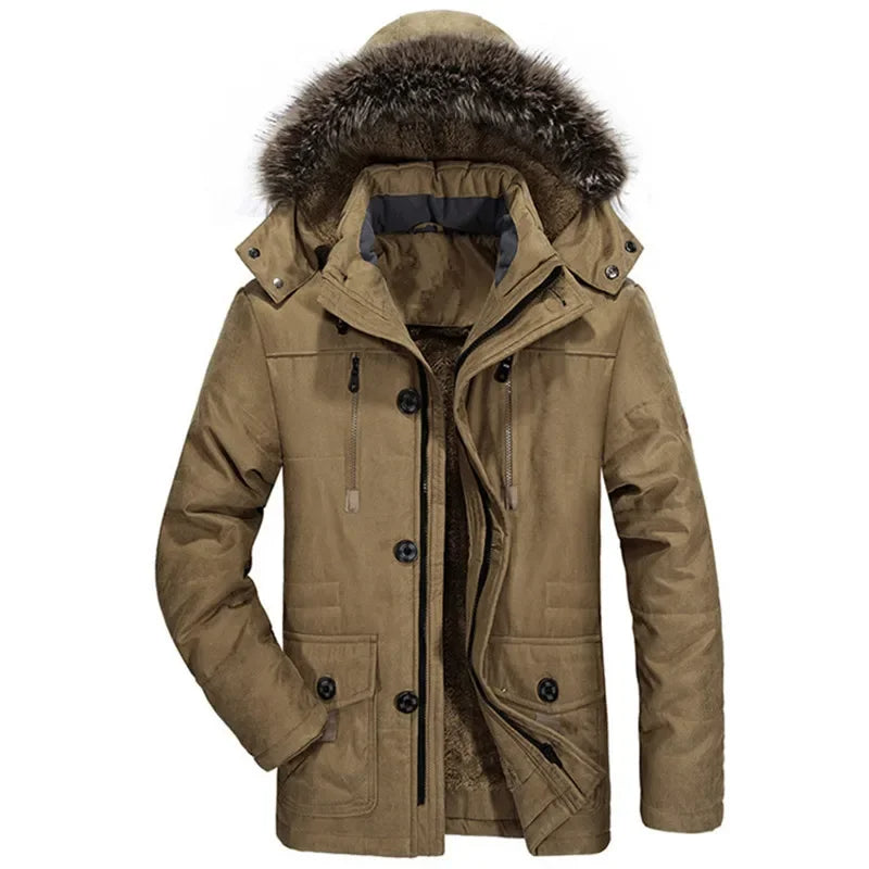 Winter Cotton Hooded Jacket